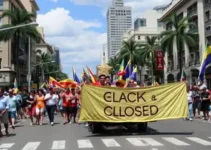 interdições em várias vias de SP