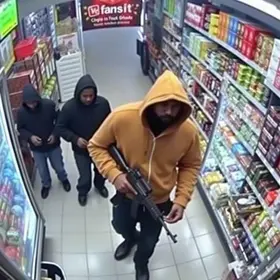 assalto em supermercado