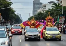 trânsito de carnaval em São Paulo