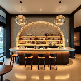 cozinha autoral e bar imersivo