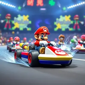 Torneio de Mario Kart e Smash Bros
