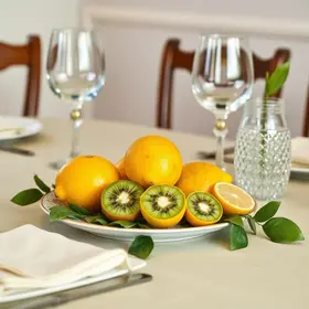 frutas na decoração