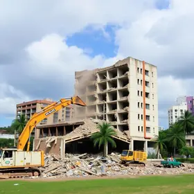 demolição prédio Clube Bahamas Moema