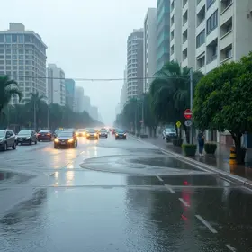 chuvas e ventos fortes em São Paulo