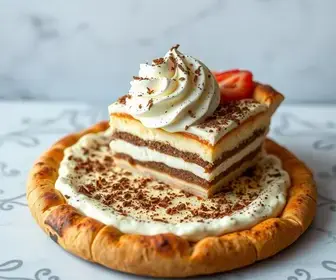 pizza de tiramisù